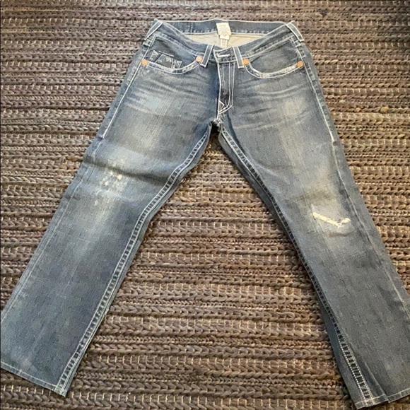 Mens True Religion Bobby Jeans Size 34w 